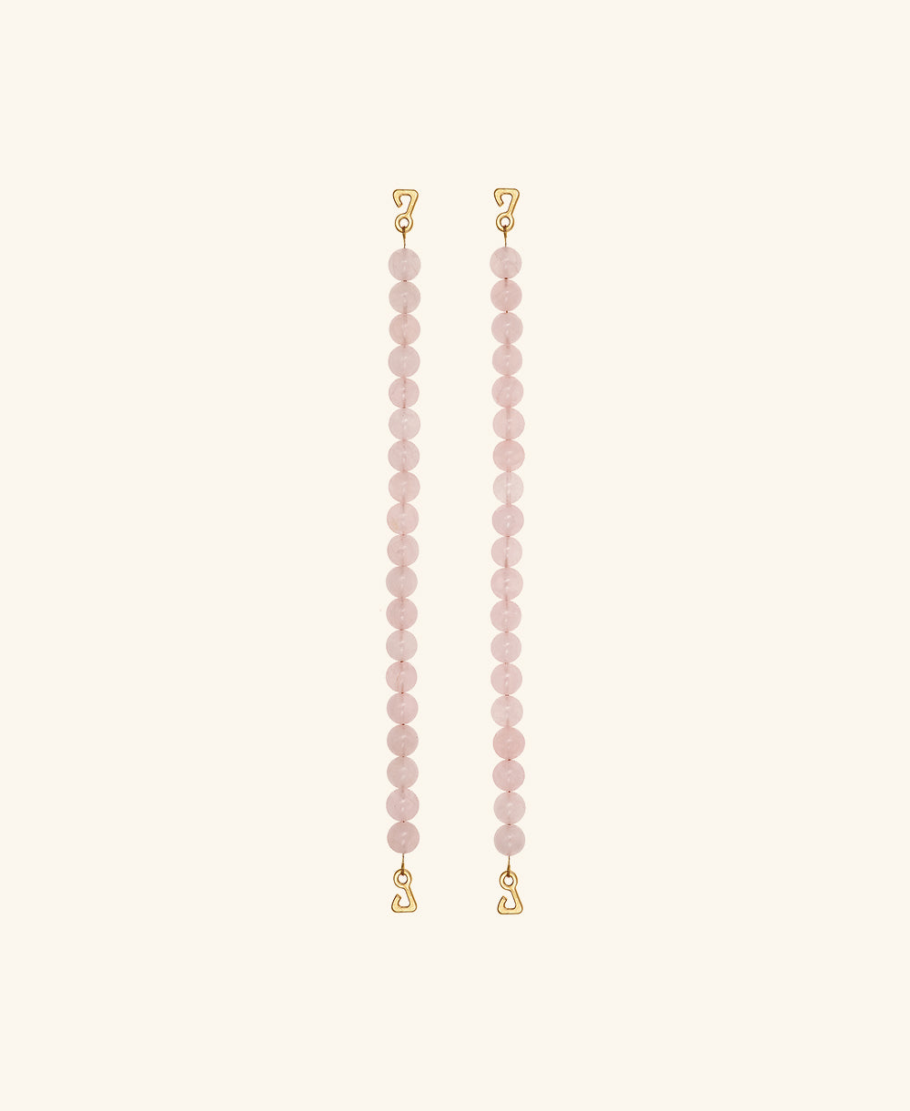 Petra pink quartz straps