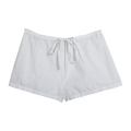 Fan short white flowers