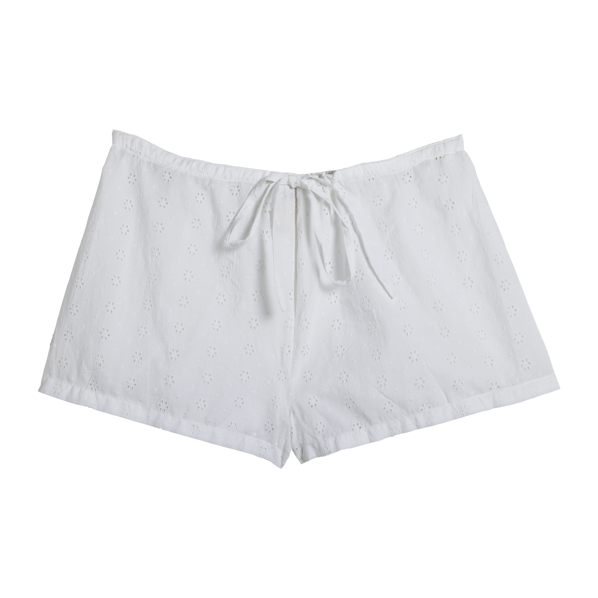 Fan short white flowers
