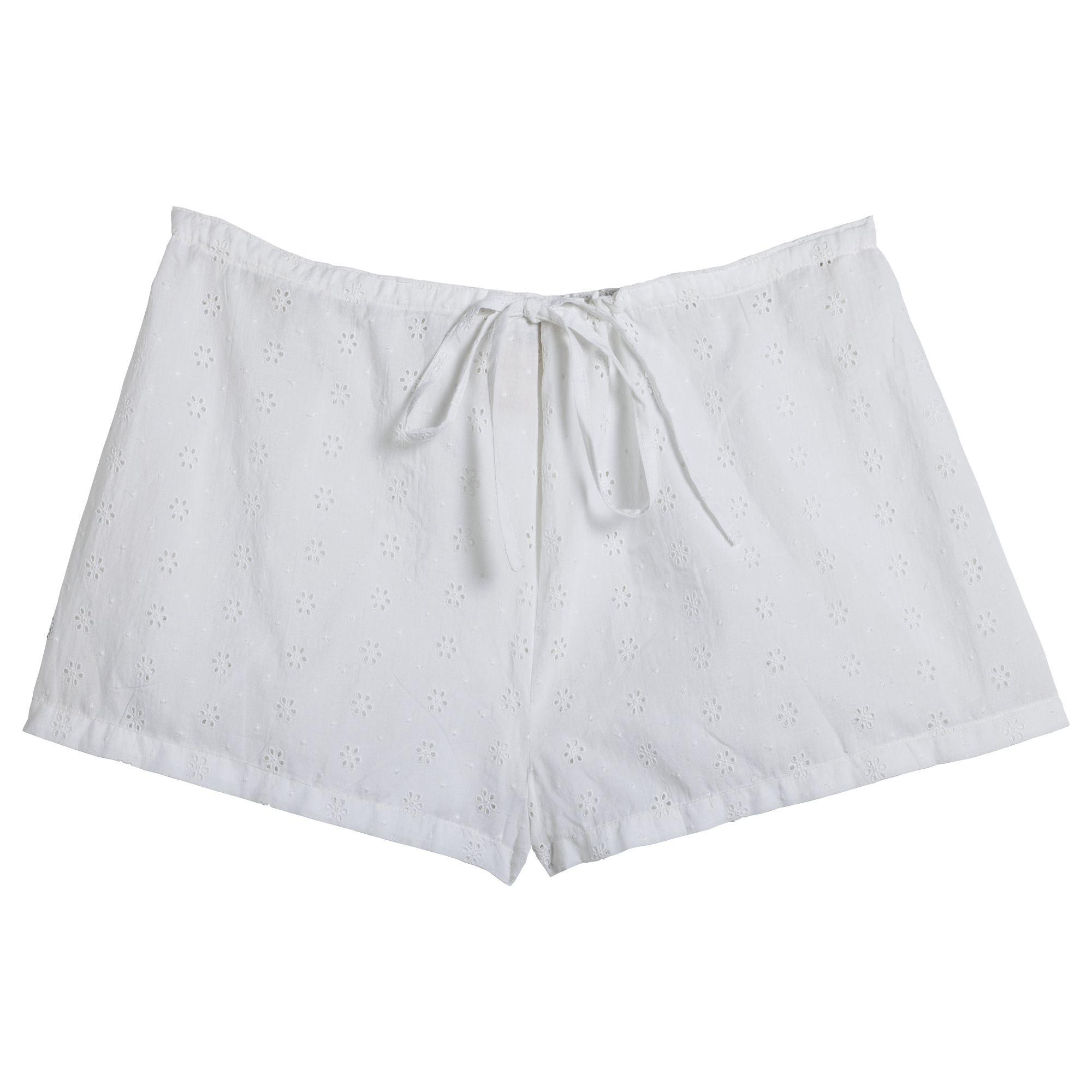 Fan short white flowers