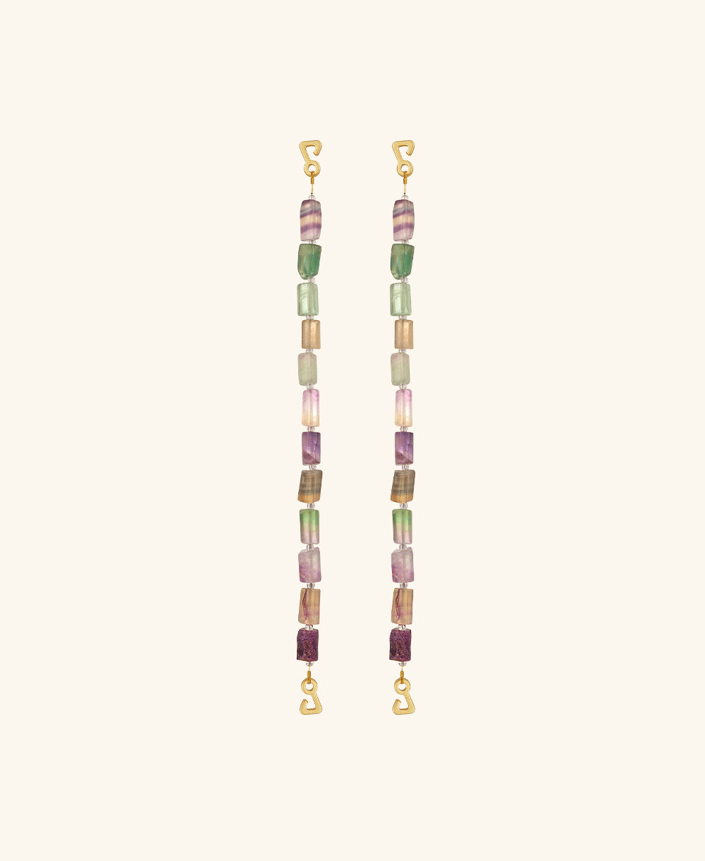 Cozumel Fluorite pearls straps