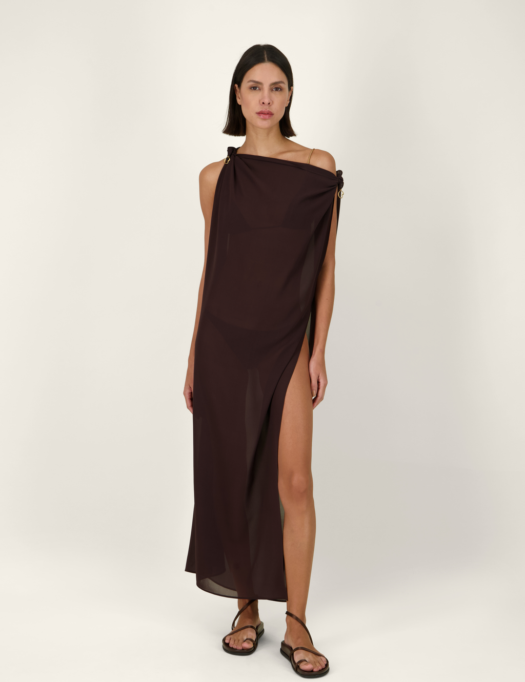 Sophia dress chocolat