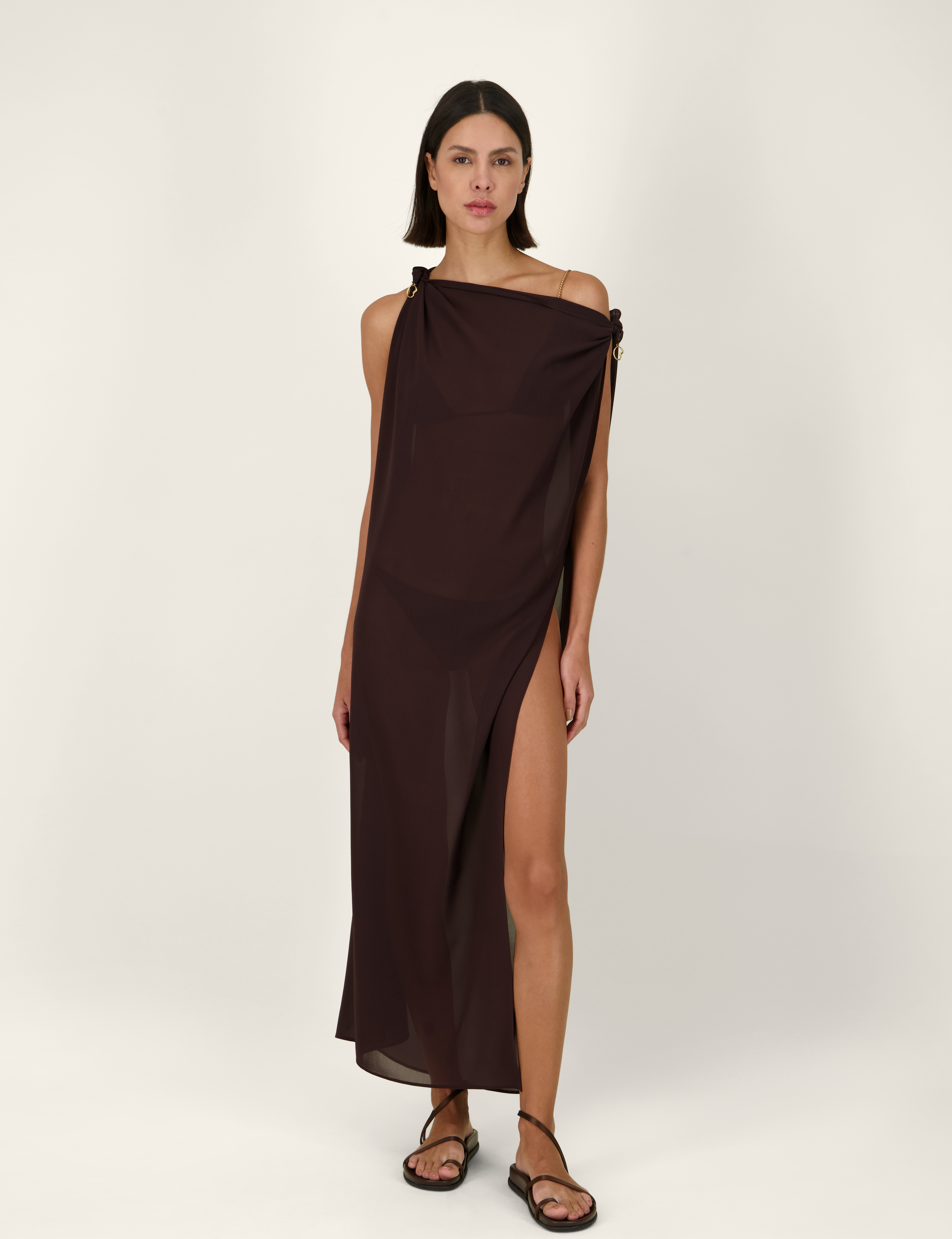 Sophia dress chocolat