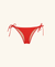 Dolores bottom tie midnight red