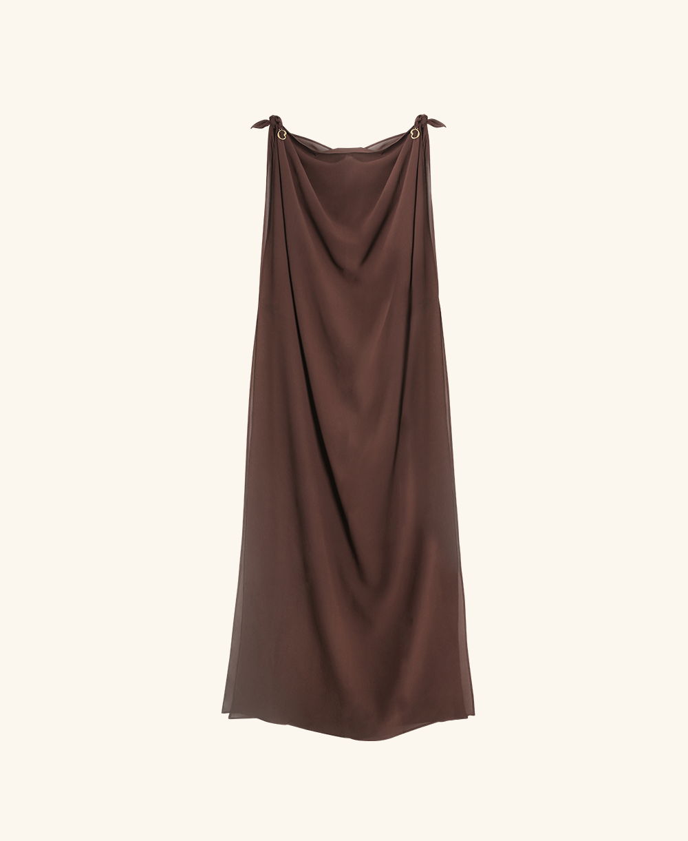 Sophia dress chocolat
