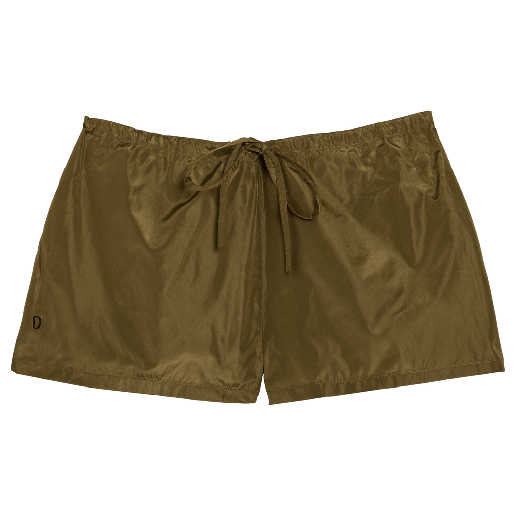 Fan short olive