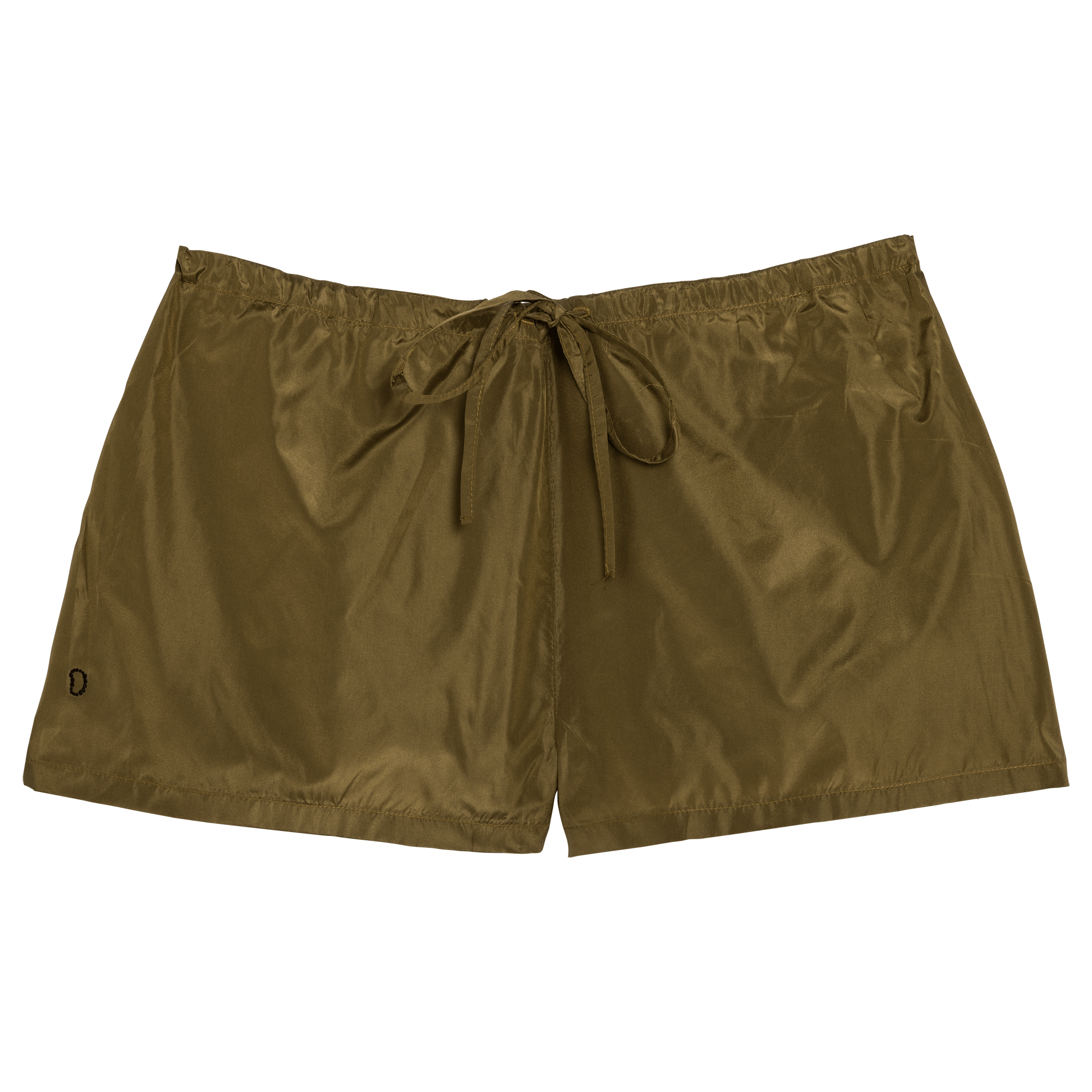 Fan short olive