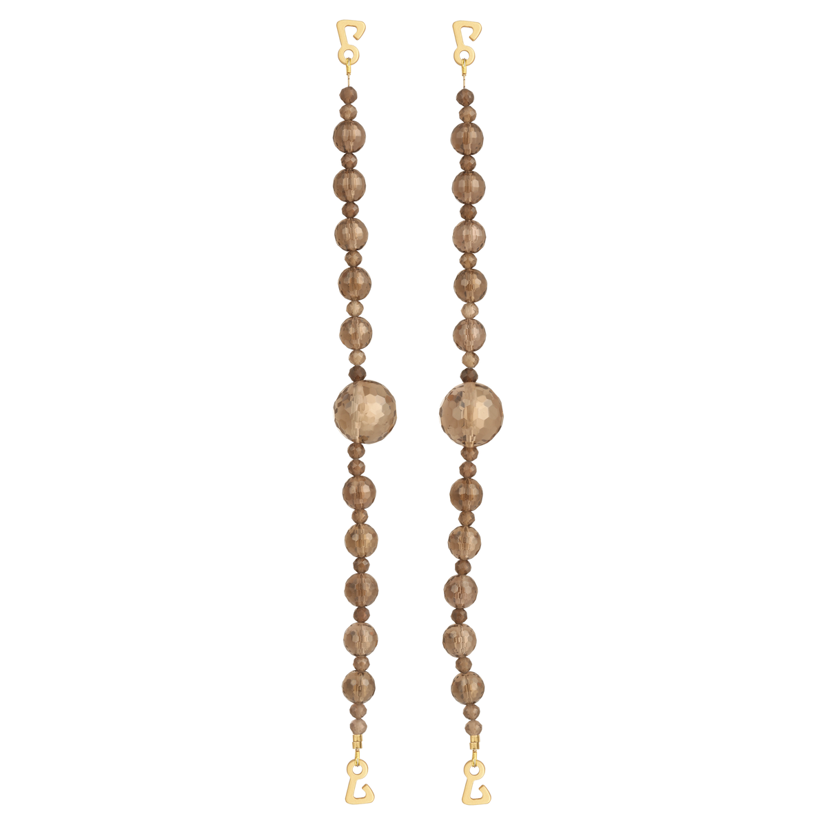 Genova smoky quartz straps