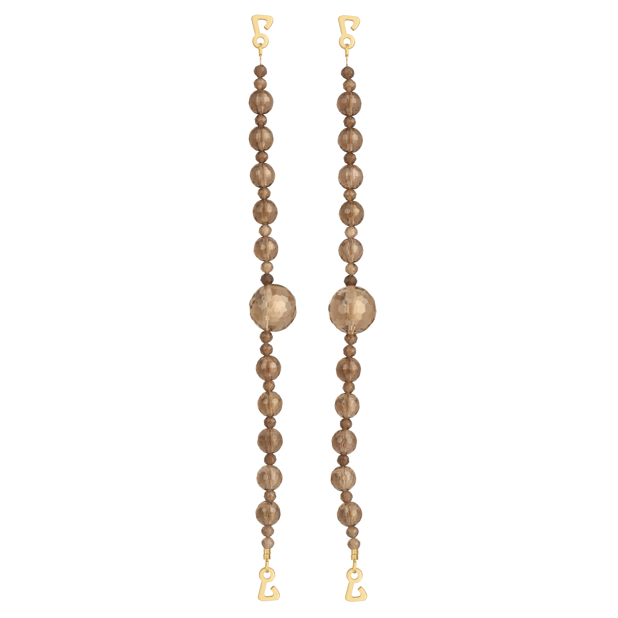 Genova smoky quartz straps