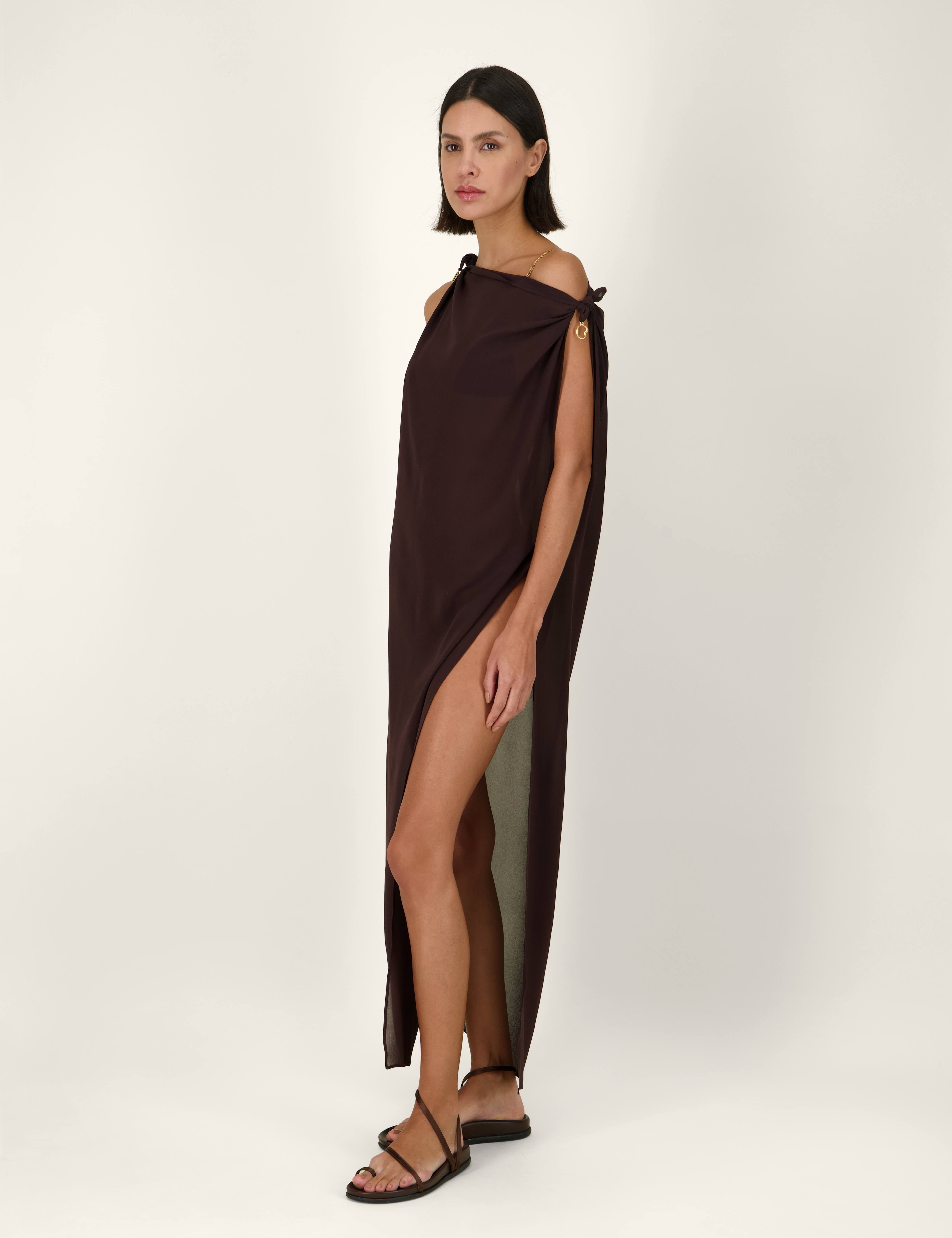 Sophia dress chocolat