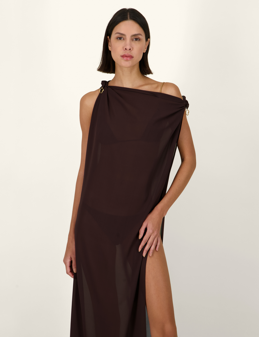Sophia dress chocolat