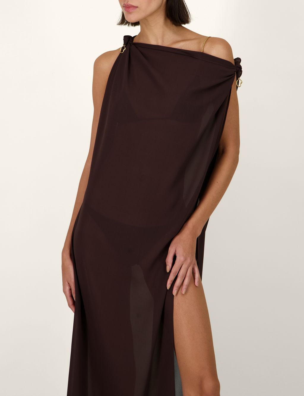 Sophia dress chocolat