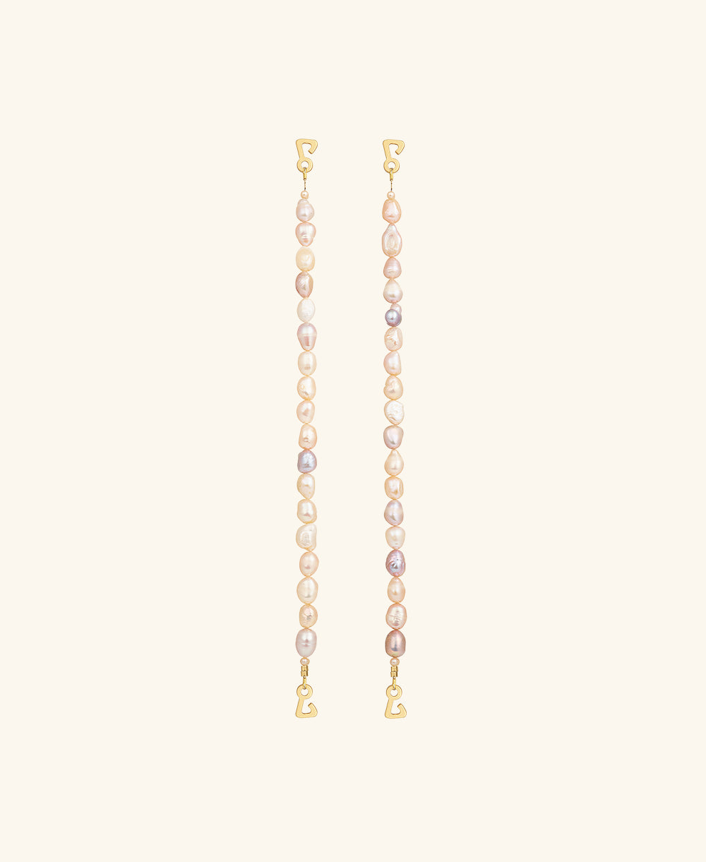 Trancoso freshwater pearls straps
